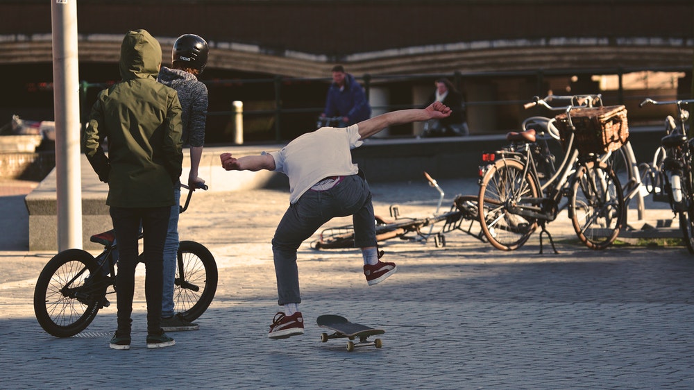 skateboarding is a hard sport